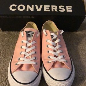 $55 adorable pink Converse size 9 sneakers flats